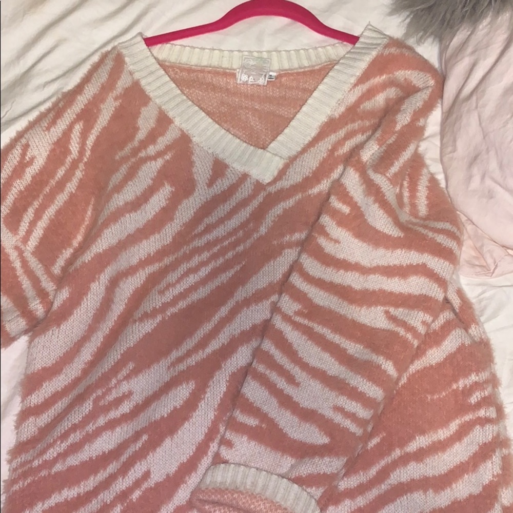Zebra Print Sweater from Boutique